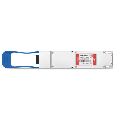 TS-OP-314H-10C/400G OSFP LR4 핀드 톱 광 수신기, 1310nm 파장과 10km 전송, 고밀도 네트워크