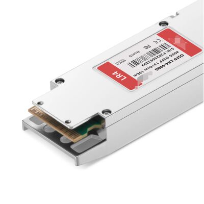 TS-OP-314H-10C/400G OSFP LR4 핀드 톱 광 수신기, 1310nm 파장과 10km 전송, 고밀도 네트워크