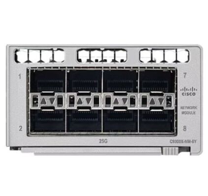 시스코 C9300X-NM-8Y 카탈라이스트 9300 시리즈 네트워크 확장 모듈 8 포트 SFP 및 25 Gbps 데이터 속도