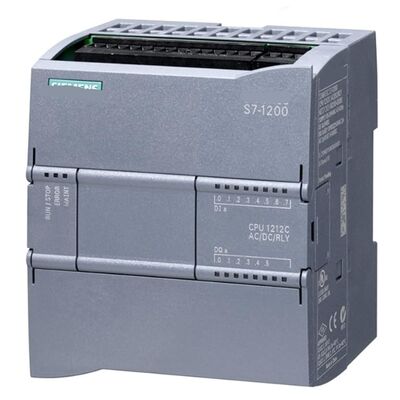 Siemens 6ES7212-1AE40-0XB0 S7-1200 CPU 1212C PLC 모듈 (8 디지털 입력, 6 트랜지스터 출력, PROFINET 통신)