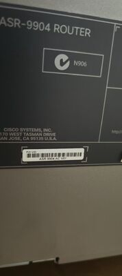 2x10G/IG BRAS(서비스 에지 라인 카드) 구성을 갖춘 Cisco ASR-9904 라우터