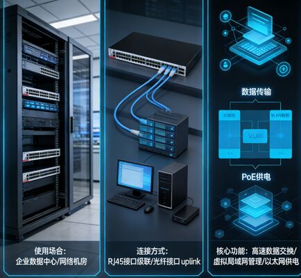 RG-S5310-48GT4XS-P-E 레이어 3 PoE+ 스위치, 48x1000M RJ45, 4x10G SFP+, 1570W PoE 예산, 듀얼 리던던트 전원