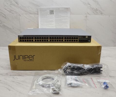 주니퍼 EX2300-48P 48 포트 PoE+ 기가 비트 스위치, 4×10G SFP+ 업링크, 176Gbps, 130Mpps, 1RU 관리