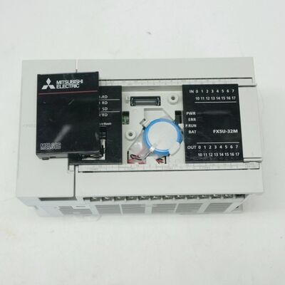 미츠비시 FX5U-32MT/ES PLC CPU 모듈 32 I/O 트랜지스터 출력