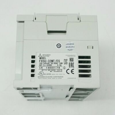 미츠비시 FX5U-32MT/ES PLC CPU 모듈 32 I/O 트랜지스터 출력