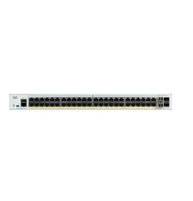 C1000-48P-4X-L 관리 기가비트 PoE+ 스위치, 48×1G PoE 포트 4×10G SFP+ Uplinks, 기업 및 중소기업용 370W PoE 예산