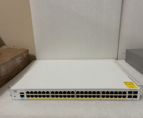 C1000-48P-4X-L 관리 기가비트 PoE+ 스위치, 48×1G PoE 포트 4×10G SFP+ Uplinks, 기업 및 중소기업용 370W PoE 예산
