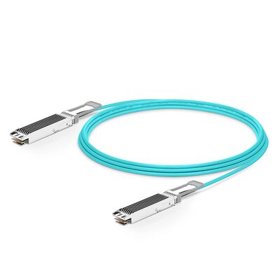 800G OSFP/QSFP DD AOC 케이블,850nm, OM3/OM4, 1-50m, 핫 플러그, 저전력, 데이터 센터 상호 연결