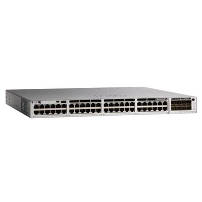 C9200-48P-E, Cisco Catalyst 9200 스위치, 48xPoE+ 포트/네트워크 필수 요소/레이어 3