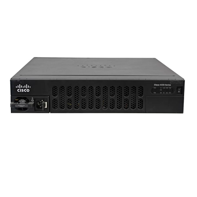 ISR4451 X K9 1~2G 시스템 처리량 4 WAN 및 LAN 포트 4 SFP 포트 10 코어 CPU 보안 음성 WAAS 지능형 WAN
