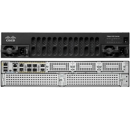 ISR4451-X-V/K9 - 시스코 라우터 4000 시리즈, 시스코 ISR 4451 UC 펀들. PVDM4-64. UC Lic.CUBE25
