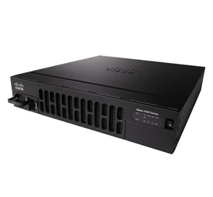 ISR4351-SEC/K9 200Mbps-400Mbps 시스템 처리량 3 WAN/LAN 포트 3 SFP 포트 멀티 코어 CPU 2 서비스 모듈 슬롯