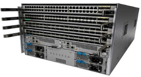 N9K-C9504 시스코 넥서스 9504 체시스 펀들 - 스위치 - 관리된 랙 설치 - 시스코 넥서스 9500 감독자와 함께