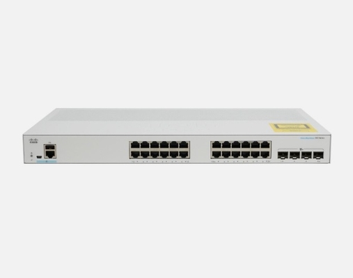 CBS350-24P-4G 시스코 비즈니스 350 스위치 24 10/100/1000 PoE+ 포트 195W 전력 예산 4 기가비트 SFP