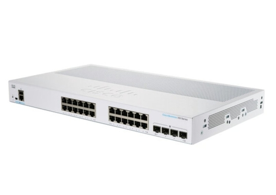CBS350-24P-4X 시스코 비즈니스 350 스위치 24 10/100/1000 PoE+ 포트 195W 전력 예산 4 10 기가비트 SFP