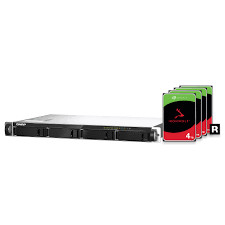 Qnap TS 435XeU 4u 4-Bay Nas 랙 수직 벽 장착 랙 4G 짧은 깊이 랙 마운트 Nas