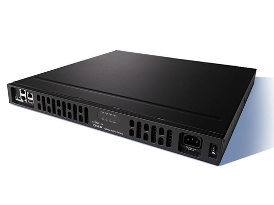ISR4331AXK9 3GE 2NIM 1SM 4G FLASH 4G DRAM 고급 서비스 팩은 100 Mbps에서 300 Mbps의 총 처리량을 제공합니다.