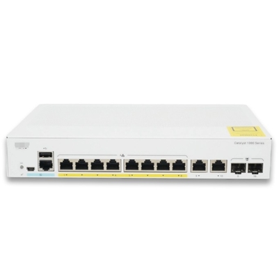 C1200-8T-E-2G 시스코 스위치 8x 10/100/1000 포트 2x 기가비트 구리/SFP 콤보 포트 랙 장착
