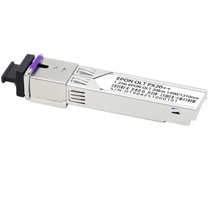 EPON OLT PX20+ 20km Tx 1490nm 1.25G Rx 1310nm 1.25G SFP 형태 인자 SC/UPC 수신기 커넥터
