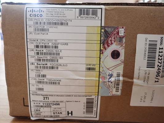 Cisco Catalyst C9500-16X-E 16포트 10G 스위치 (NW Essentials 라이선스 포함)