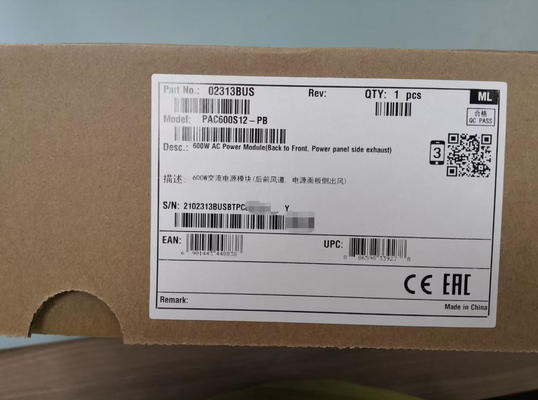 PAC600S12-PB   	
600W AC 전원 모듈 (전면 기류, 전원 패널 측면 배출)