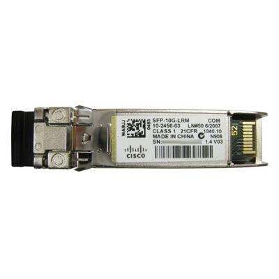 SFP-10G-LRM, Cisco SFP 모듈, 10Gbps, LC 커넥터, 220m 도달 거리