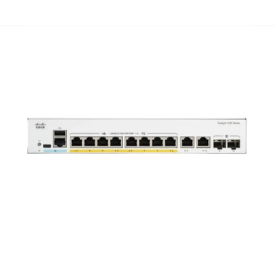 Cisco C1200-8T-E-2G Catalyst 1200 시리즈 8포트 기가비트 이더넷 스위치(SFP 업링크 2개 포함)