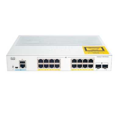 Cisco C1000-16T-2G-L Catalyst 1000 16포트 기가비트 이더넷 관리형 스위치(2기가비트 SFP 업링크 포함) | 엔터프라이즈 네트워크 스위치