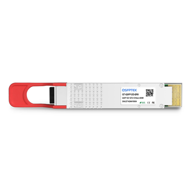 QAPQD040F0CN1 QSFP-DD ER8 400G 광 수신기 1310nm 40km SMF LC