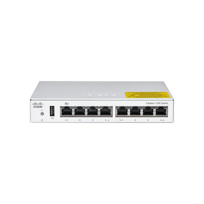 소규모 기업 네트워크용 Cisco C1200-8T-D Catalyst 1200 8포트 기가비트 관리형 스위치