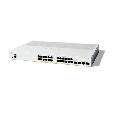 Cisco C1200-24FP-4G 24포트 기가비트 PoE+ 스위치 | 375W PoE