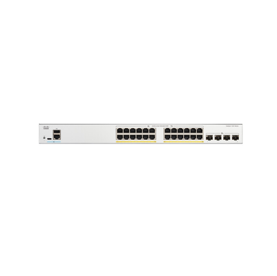 Cisco C1200-24P-4X 24포트 기가비트 PoE+ 스위치, 4x 10G SFP+ 업링크, 195W PoE 예산