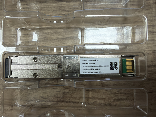 SFP-XPON-Stick 20km TX1310nm/RX1490nm SC XPON ONU 모듈