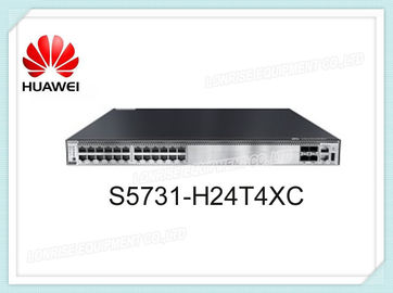 힘 없이 엔진 S5731-H24T4XC Huawei 스위치 24*10/100/1000 항구 4*10GE SFP+ 항구 1*Expansion 구멍을 흐리게 하십시오