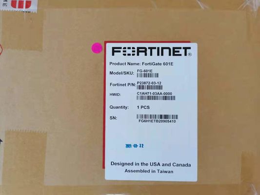 FG-601E Fortinet NGFW 중급 시리즈 FortiGate 601E 2x 10GE SFP+ 슬롯