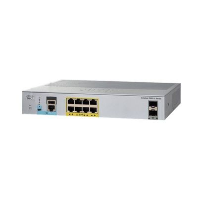 2960L 8 포트 GigE(PoE 포함) 2 X 1G SFP, LAN Lite Cisco WS-C2960L-8PS-LL